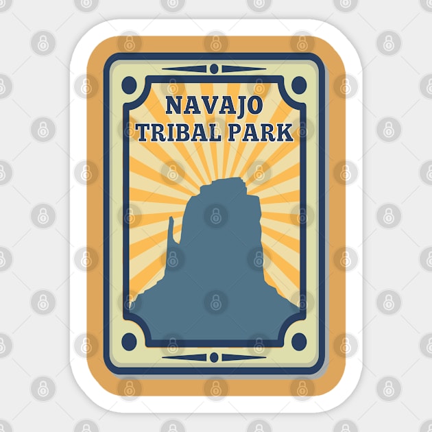 Navajo Tribal Park- Monument Valley Sticker by Eva Wolf